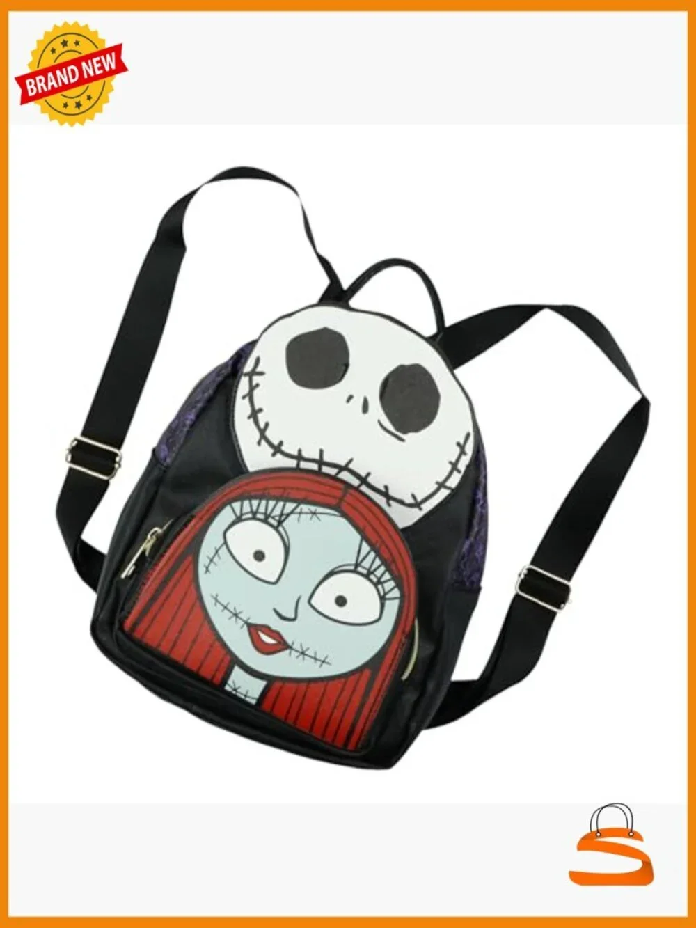 Mini Backpack Jack Skellington Sally Purse 10